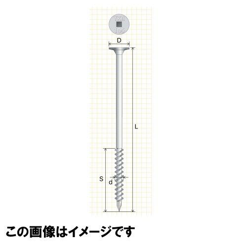 垂木留め用ビス タルキック2 TK5×105 600本 [065391065] サイズ(mm