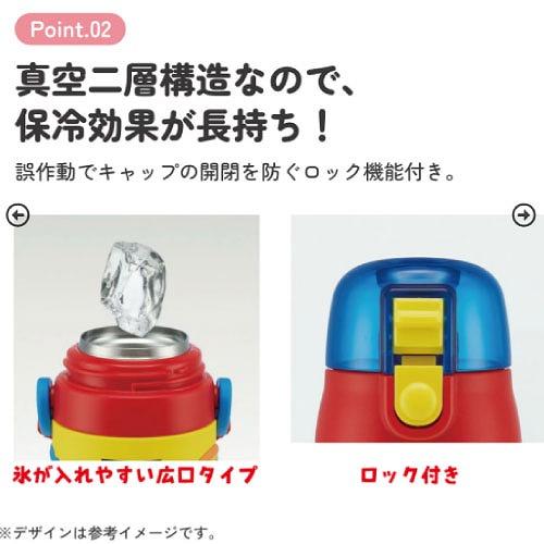 3Dロック付ワンプッシュダイレクトボトル 480ml トミカ スケーター