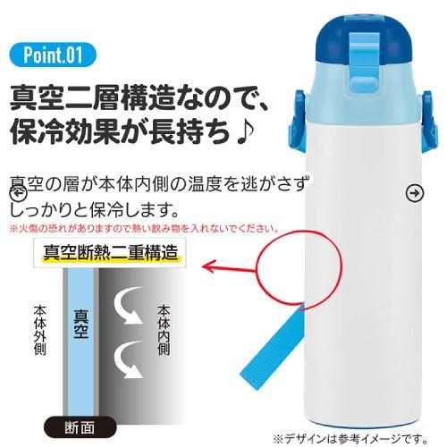 超軽量コンパクトロック付ワンプッシュダイレクトボトル 580ml