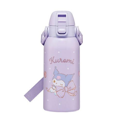 爆買 ショルダーベルト付ダイレクトボトル600ml クロミ ビッグリボン