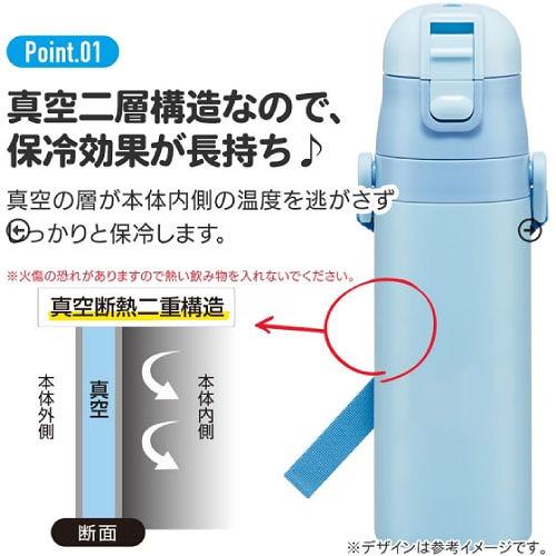 超軽量コンパクトロック付ワンプッシュダイレクトステンレスボトル
