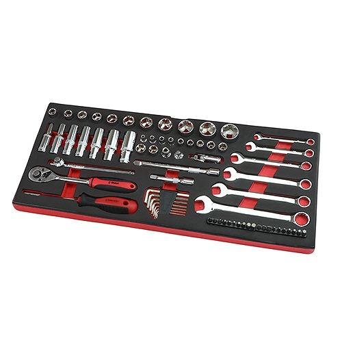 E-Value 整備工具セット チェスト [4977292298933] EST-2680RE 藤原