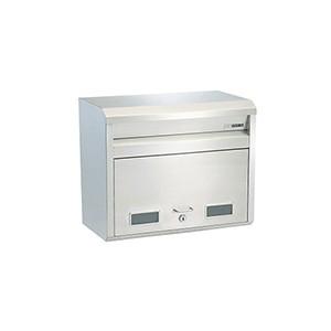 ステンレスポスト 壁面取り付け及びポール取り付けタイプ [682] ヘアーライン 戸建住宅用郵便受 ファミールシリーズ HSK ハッピー金属工業