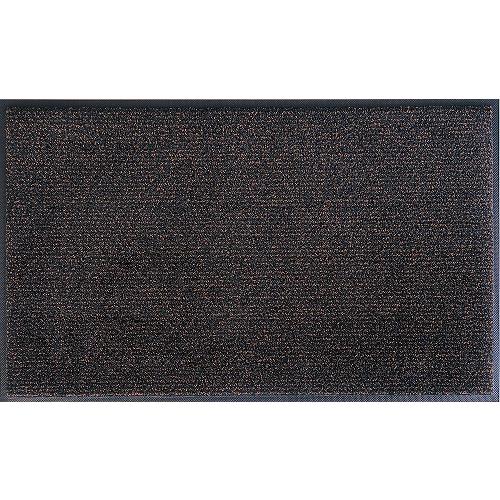 マット Iron Horse Stripe Black Brown 90 × 180 cm [BY00025] クリーンテックス メーカー直送