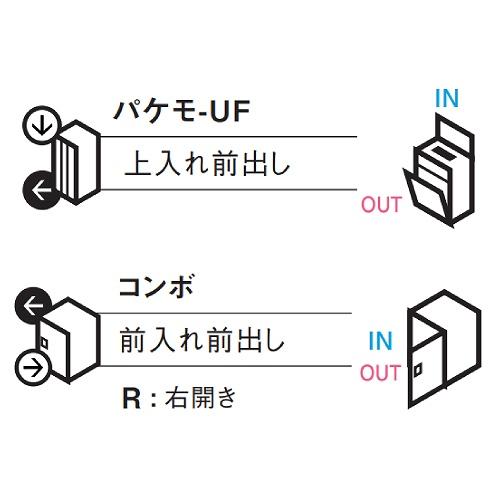 戸建住宅用宅配ボックス　パケモ-UF・コンボバリューセット　パナソニック　Panasonic　鋳鉄ブラック色　pakemo-UF　[CTC5000RTB]　comboFF　お得なセット