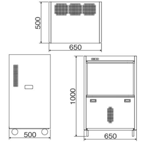 コンプレッサー式除湿機 キャスター付き ナカトミ [DM-30] 除湿能力約