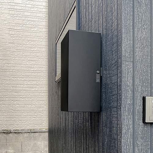 電気メーターカバー BAKO(バコ)ブラック 森田アルミ工業 [DMC46-BK