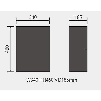 マメパパ様 確認用 電気メーターカバー BAKO(バコ)ホワイト 森田アルミ工業 [DMC46-WH