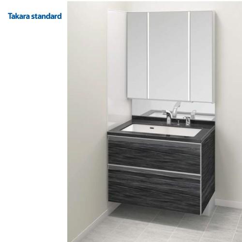 正規激安 タカラスタンダード 洗面化粧台プラン エリーナ ミラー 洗面下台 エンドカバー オプション くもり止めコーティング 間口90cm 受注品 気質アップ Artmedia Ba