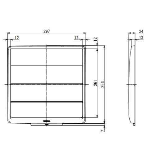東芝 TOSHIBA 産業用換気扇用別売部品 フィルター  rdzdsi3 TOSHIBA（東芝） 一般換気扇用別売部品 フィルター [F-20UF] VFH-20UF