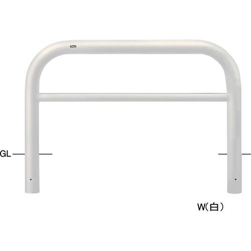 アーチ φ101.6(t4.2)×W1500×H800mm カラー:黄 [FAH-11U15-800(Y)] サンポール 受注生産品 キャンセル不可 納期約1ヶ月 メーカー直送