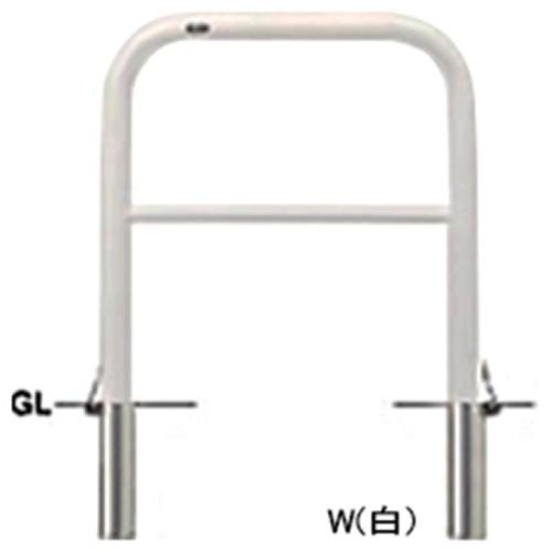 アーチ φ60.5(t2.8)×W750×H800mm カラー:赤白 [FAH-7SF75-800(RW)] サンポール 受注生産品 キャンセル不可 納期約1ヶ月 メーカー直送