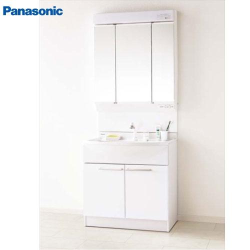 洗面化粧台 エムライン LED3面鏡 幅750mm パナソニック Panasonic 