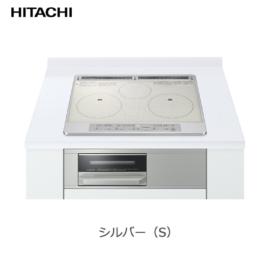 IHクッキングヒーター ビルトイン 3口IH 日立 HITACHI [HT-N60ST(S 