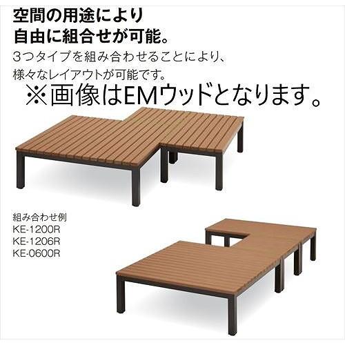 爆買 再生木材縁台 RPウッドタイプ [KE-0600RrpWOOD] ブラウン RPウッド モリマーキンキ メーカー直送