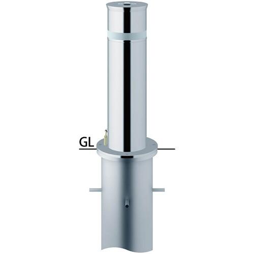 爆買 リフター 上下式車止め 交換用本体のみ Φ165.2×H600mm ステンレス [LA-17KHONTAI] サンポール 受注生産品 キャンセル不可 納期約1ヶ月 メーカー直送