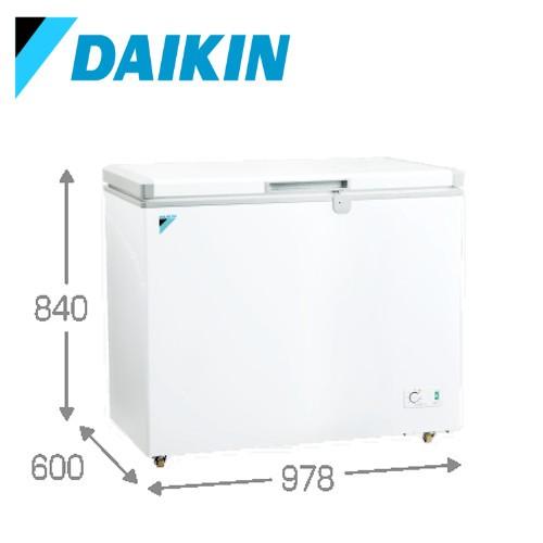 ダイキン 冷凍庫 冷凍ストッカー [LBFG2AS] 200Ｌクラス 大容量 温度調整ダイヤル キャスター付 安心鍵付き メーカー直送 | 