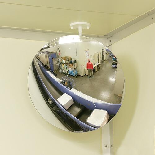 安全ミラー 丸ミラー 室内設置専用 [MF28] ミラー 安全用品 防犯ミラー 衝突防止 コミー Komyメーカー直送の画像