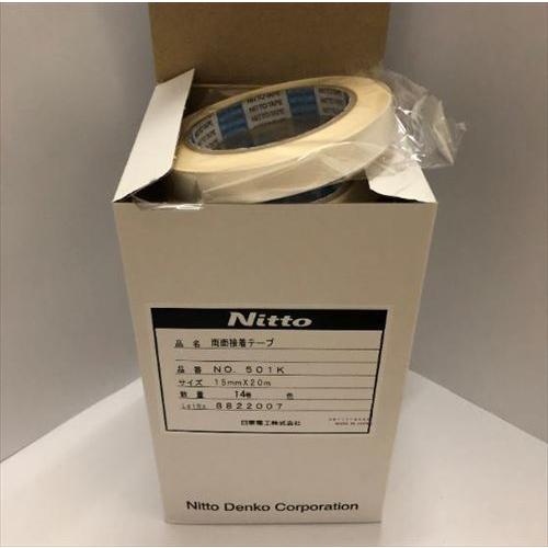 テープ ニットー両面テープ ５０１Ｋ １５ｍｍ×２０ｍ [No501K15-84] 84個入り 日東電工 NITTO DENKO