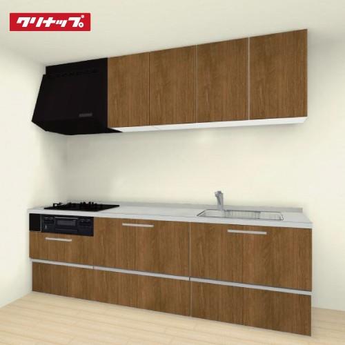 クリナップ Rakuera ラクエラ システムキッチンプラン W255 85cm D65cm I型 扉柄シンシアシリーズ モカウッド Rakuera コンパネ屋 Yahoo ショップ 通販 Yahoo ショッピング