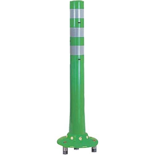 ガードコーン φ80，台座径φ250×H800mm カラー:グリーン [RBKC3-80W(G)] サンポール 受注生産品 キャンセル不可 納期約1ヶ月 メーカー直送