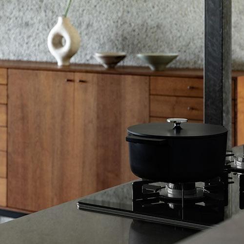 無水調理鍋 レジェロ リンナイ Rinnai [RBO-MN22-MB] LEGGiERO 22CM