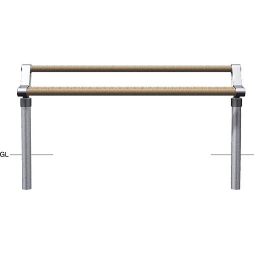 サポートベンチ [SPR-100U] φ76.3(t2.8)×W1800×H779mm サンポール 受注生産品 キャンセル不可 納期約1ヶ月 メーカー直送