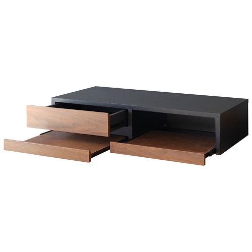 レンジ下トレー Avenir アベニール 木目柄 ブラウン 完成品 [TY-003-BR