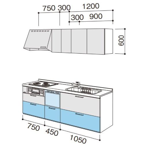 Panasonic パナソニック システムキッチン Vスタイル 間口225cm Panasonic パナソニック システムキッチン Vスタイル 間口225cm