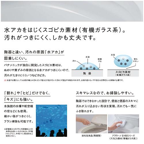 全自動おそうじトイレ アラウーノS160シリーズ タイプ2 パナソニック