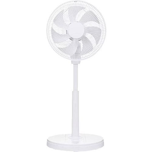 リビング扇風機 7枚羽根 DCモーター リモコン付き ホワイト [YKT