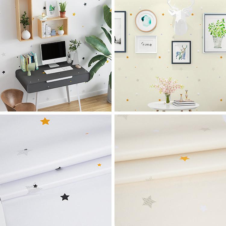 壁紙シール 可愛い 賃貸壁紙 星柄 壁紙 イエロー おしゃれ のり付き はがせる 北欧 キッチン リビング トイレ 高級感 誕生日 Bs 13 Ldz 1101 Wp カーテン X 通販 Yahoo ショッピング
