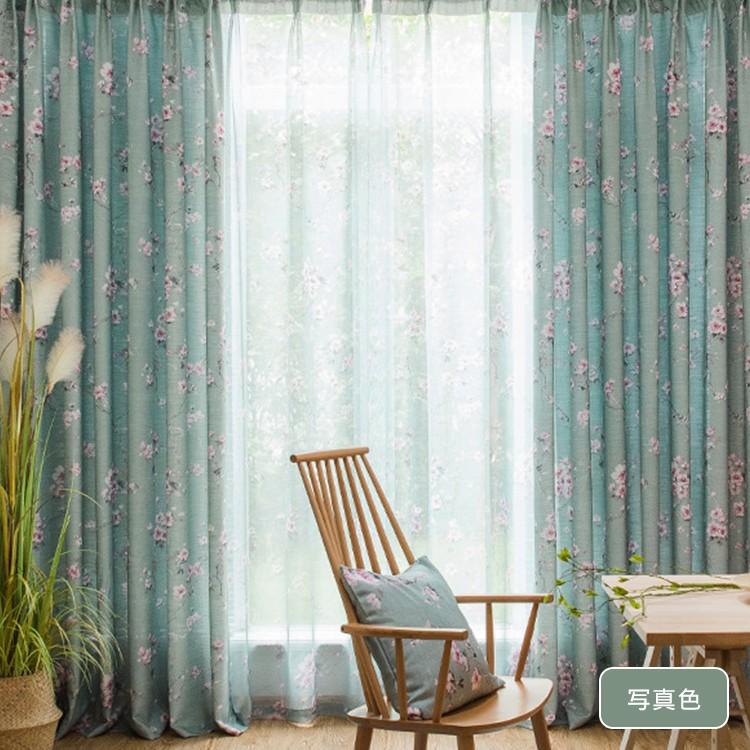 出窓 カーテン おしゃれ 女の子 お得サイズ 断熱 オーダー 安い 花柄 飾り 一体型 爽やか グリーン レース付き Hf 13 Fz 002 Setcurtain5 カーテン X 通販 Yahoo ショッピング