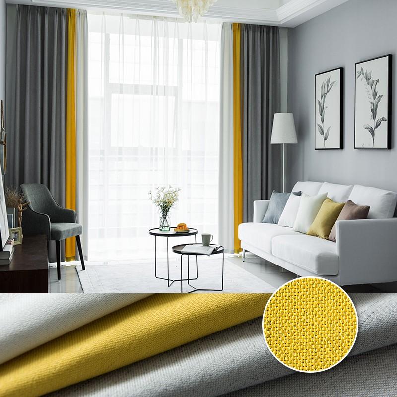 カーテン 遮光 両開き2枚組 0cm 北欧 イエロー セット 姫系 お得サイズ 黄色 グレー 水色 ブルー レッド おしゃれ 送料無料 父の日 ギフト プレゼント Mo 13 Talla 19 Drapecurtain5 カーテン X 通販 Yahoo ショッピング