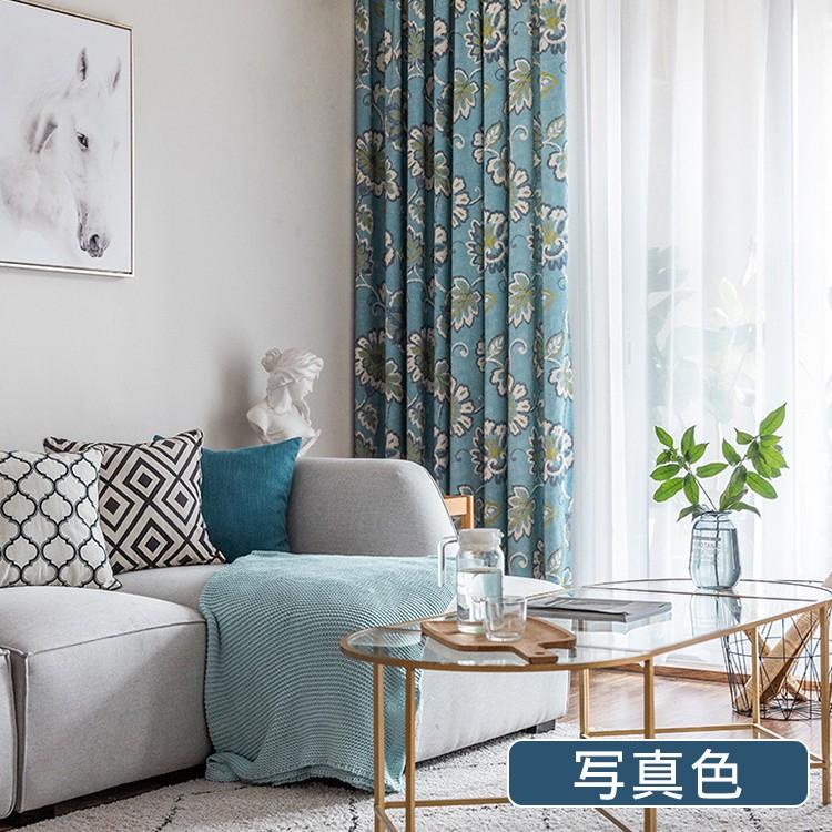 カーテン 安い 人気 通販 花柄 おすすめ ドレープカーテン モダン 送料無料 洗濯可能 オーダーカーテン 北欧 ブルー 幅60cm 100m 丈60cm 100cm Q 13 H 4024 Drapecurtain カーテン X 通販 Yahoo ショッピング