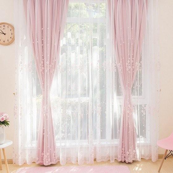 カーテン 女の子 姫 ピンク 安い 遮光 可愛い 花柄 オーダーカーテン 刺繍 子供部屋 かわいい 幅101 0cm丈60 100cm 父の日 抗ウイルス加工可能 ギフト R 13 H 01 Setcurtain2 カーテン X 通販 Yahoo ショッピング