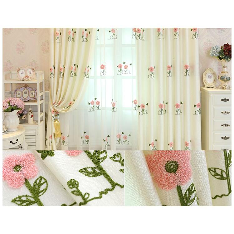 オーダーカーテン カーテン 出窓 人気 花柄 かわいい おしゃれ 子供部屋 早い ピンク 送料無料 刺繍 ドレープ お得サイズ 幅1 300cm丈1 260cm T 13 Lf 05 Drapecurtain9 カーテン X 通販 Yahoo ショッピング