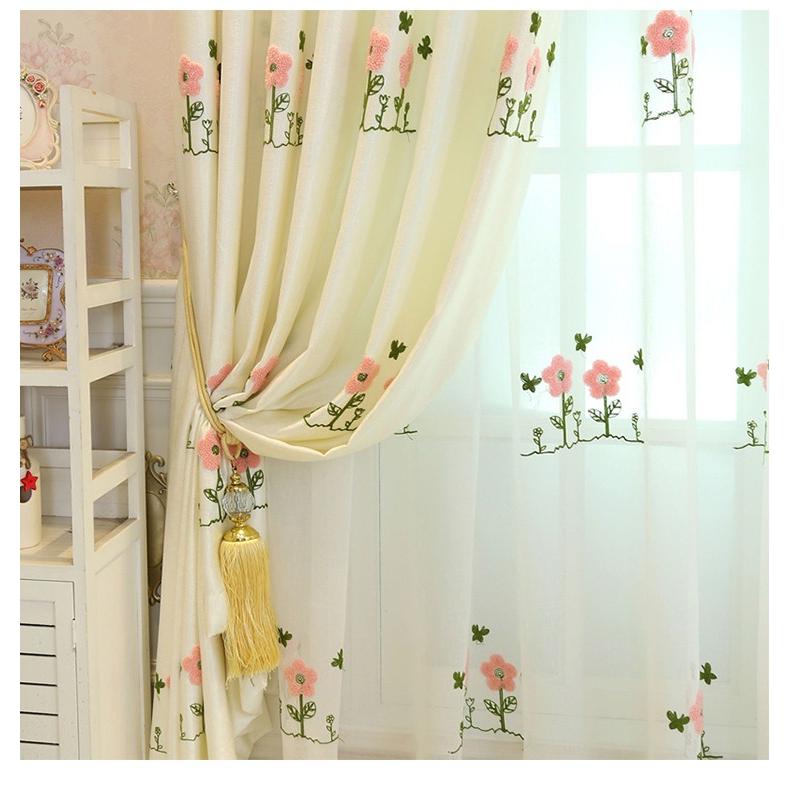 オーダーカーテン カーテン 出窓 人気 花柄 かわいい おしゃれ 子供部屋 早い ピンク 送料無料 刺繍 ドレープ お得サイズ 幅1 300cm丈1 260cm T 13 Lf 05 Drapecurtain9 カーテン X 通販 Yahoo ショッピング