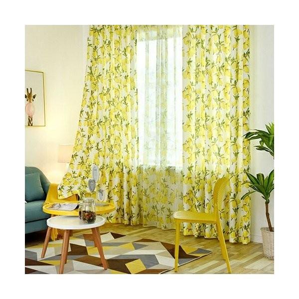 カーテンセット カーテン 北欧 夏 かわいい おしゃれ レモン Lemon イエロー 黄色 エレガント オーダー 送料無料幅60cm 150cm丈60cm 260cm W 13 T 003 Setcurtain H カーテン X 通販 Yahoo ショッピング
