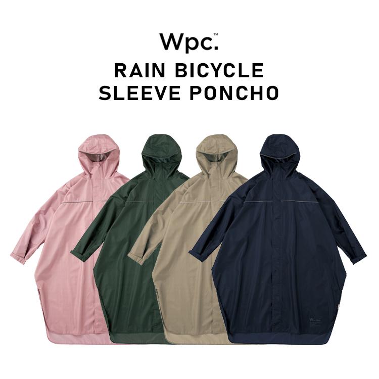 送料無料 wpc.レインバイシクルスリーブポンチョ 防水 はっ水 自転車 おしゃれ レディース wpc./ワールドパーティー R-1122 沖縄県別途送料｜conspi