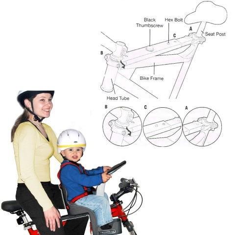 自転車 チャイルドシート 前 クッション付 子供 wee-98100 自転車 チャイルドシート 前 クッション付 子供 wee-98100
