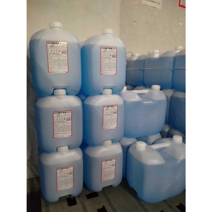 GD消臭不凍液M60　20L　―60℃　消臭剤入りトイレ用不凍液　ポリ缶入り　ノズル付き　ゴードー　 |  | 02