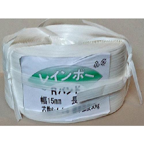 レインボーRバンド（イモバンド,　ポリバンド）　白　5巻入（1縛）　15ｍｍ巾ｘ500ｍ　20芯（6-4-4-6） |  | 01