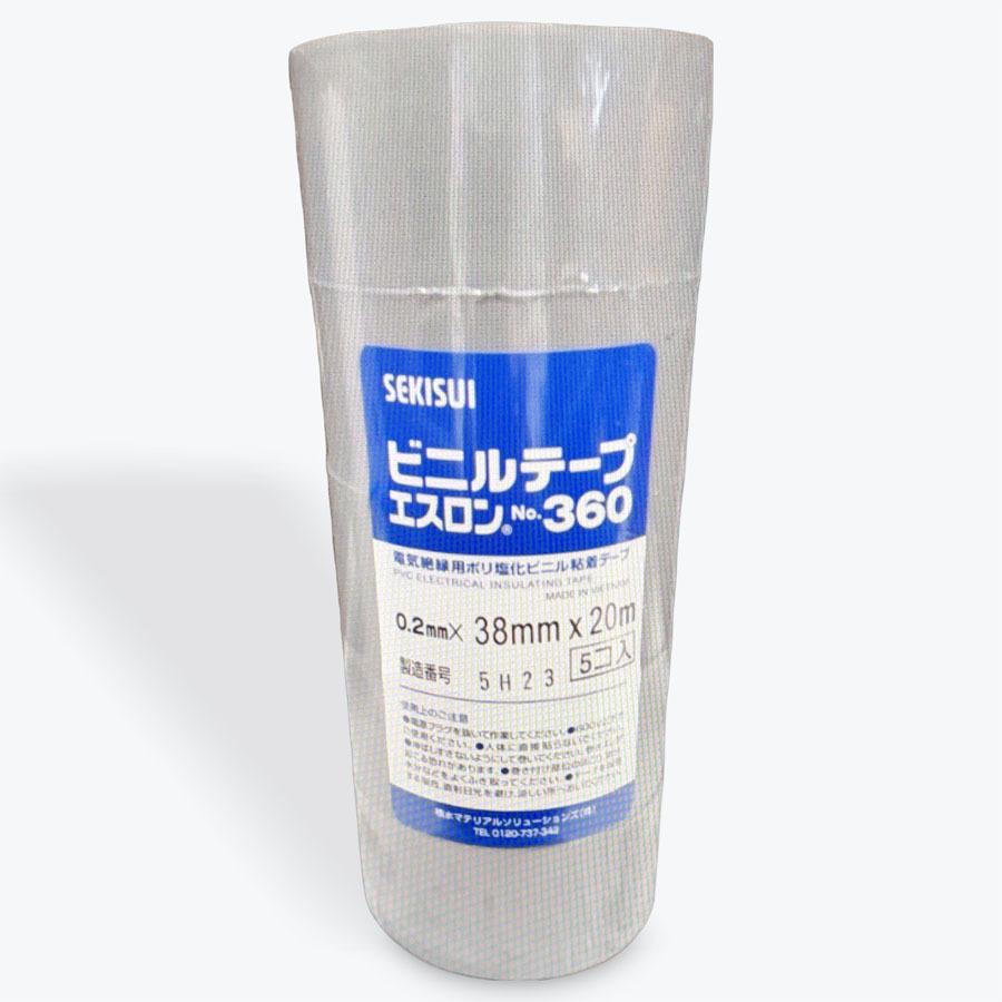 セキスイ　エスロンテープ　No.360　各色　38mm×20m　5巻入（1パック）　SEKISUI　ビニールテープ | セキスイ | 02