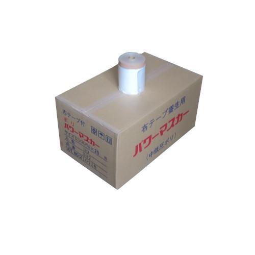 布テープ付ポリマスカー 1500ｍｍ×25ｍ　30巻入1箱   布テープ幅 16mm 品番387  布テープ付マスカー 150cmx25m | 