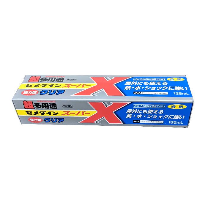 セメダイン　スーパーＸ　クリヤー　１３５ｍｌ　5本入1箱　透明 |  | 01