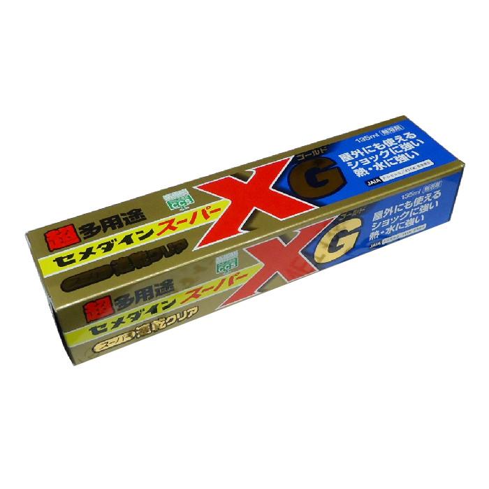 セメダイン　スーパーXG（ゴールド）　色：クリヤ　１３５ｍｌ×5本（1箱）　透明 |  | 01