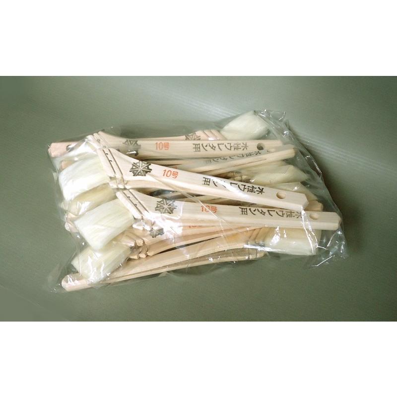 水性ウレタン用 刷毛　白毛　筋違　1.0号　30mm×10本　10号　【※代引不可※】 | 