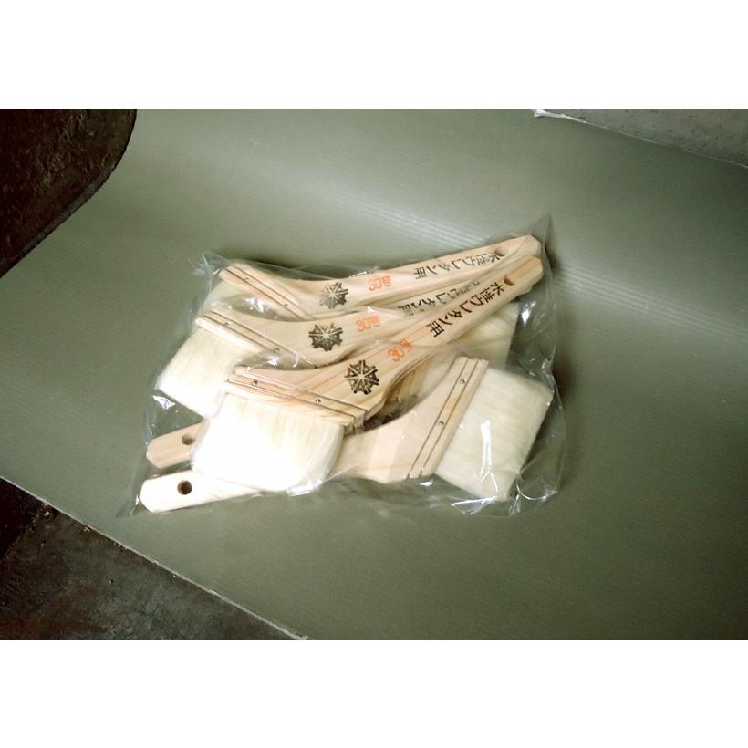 水性ウレタン用 刷毛　白毛　筋違　3.0号　70mm×5本　30号　【※代引不可※】 | 