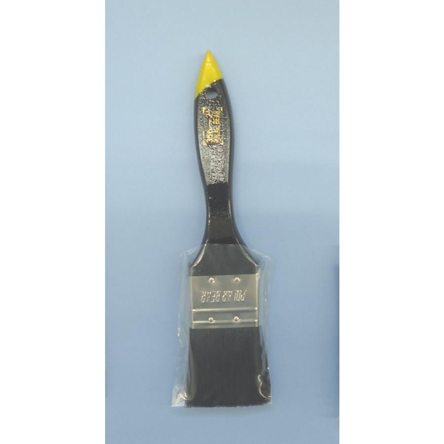 ラスター刷毛　POLAR　BEAR　356-2　平型　50mｍ（２インチ）　12本（1箱）　黒毛　中国製　コッピー刷毛 |  | 01